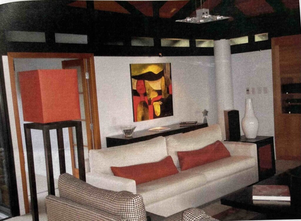 From the Family Stak Series 'Family Flow' hanging in a beautiful Auckland home 